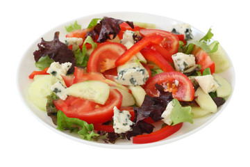sdalad with blue cheese