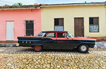 Trinidad, Cuba. View of Trinidad street