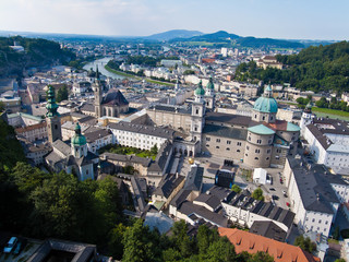 Fototapeta premium Österreich, Stadt Salzburg, Stadtansicht