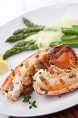 Grilled lobster tails