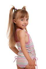 Girl wearing swimsuit
