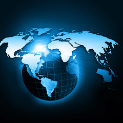 Fototapeta premium Best Internet Concept of global business from concepts series
