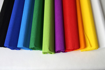 Buntes Krepppapier