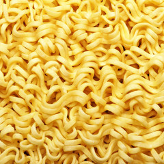 Yellow instant noodles