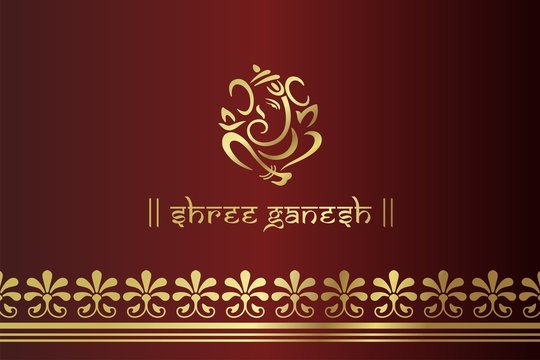 traditional Hindu wedding card design, Rajasthan,India