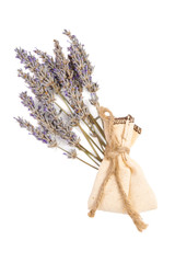 sachet with aroma lavender