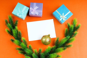 Festive concept for your message