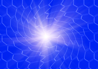Abstract background in the form of honeycombs