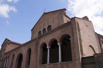 Romansque Church in Ravenna Italy