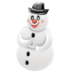lustiger Schneemann