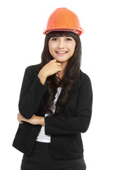 Business woman architect.