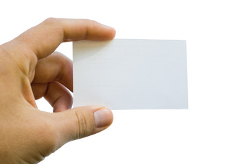 Obraz premium hand and card