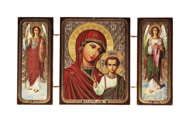 Christian icon isolated