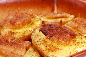 potato with fat