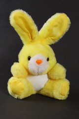 Yellow toy bunny