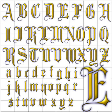 abc alphabet background fancy design