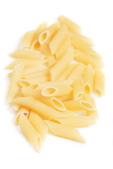 Raw macaroni pasta
