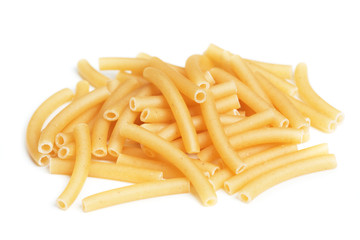 Raw macaroni pasta