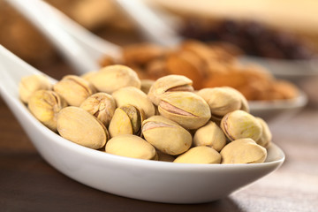 Roasted pistachio nuts with shell