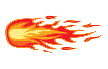 Fire flame. Vector illustration