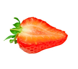 strawberry isolated on white background