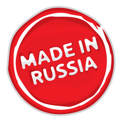Rubber stamp - Made in Russia