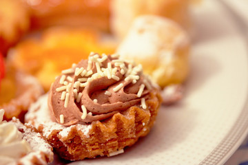 beautiful sweet delicious cupcakes