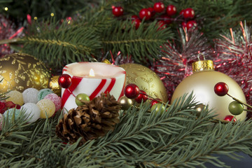 Christmas candle gumdrops