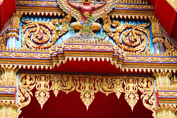 Fototapeta na wymiar Wat Seekan, Bangkok, Thailand.