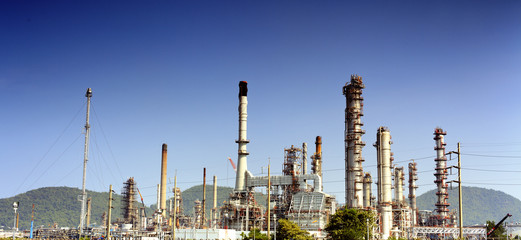 Fototapeta premium Refinery industry
