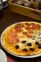 Pizza four flavour