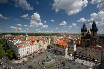 Old Town Square in Prague, Czech republic