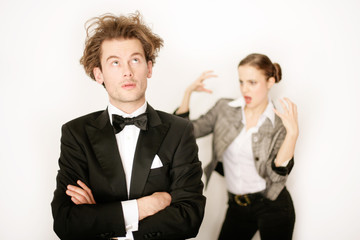 Mann und Frau -  Marketing