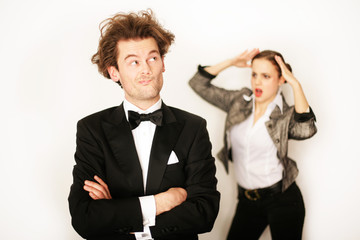 Mann und Frau -  Marketing