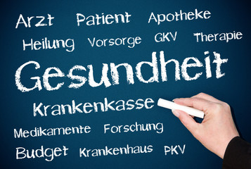 Gesundheit - Arzt und Patient - Krankenkasse