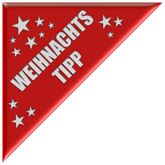 Dreieck rot WEIHNACHTS TIPP