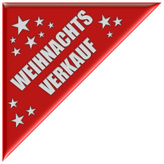 Dreieck rot WEIHNAHTS VERKAUF