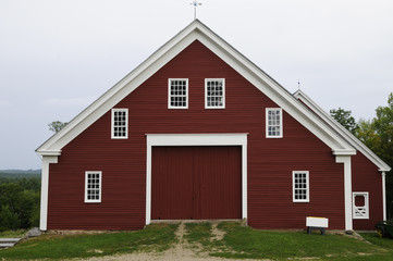 Fototapeta na wymiar Shaker Village, Nowy Glouchester, Maine, USA
