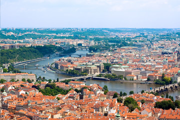 Fototapeta na wymiar Cityscape of Prague