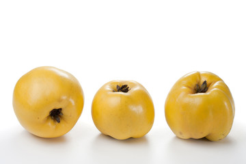Fresh yellow quinces