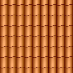 Seamless roof tiles