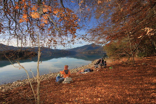 Rast am Walchensee