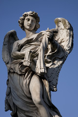 Pont Sant Angelo Bridge by Bernini (17th Century); Rome