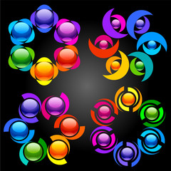 Set of vector design elements60