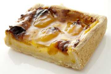 Part de gateau aux abricots