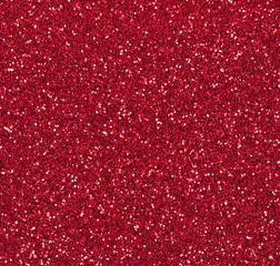 Red glitter abstract festive or Christmas background