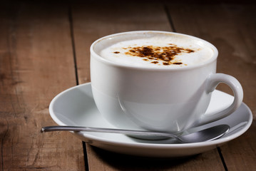 cup of cappuccino