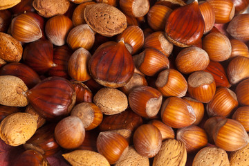 Nuts background