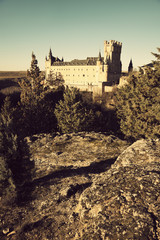 Fototapeta premium Alcazar - the castle in Segovia
