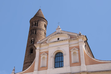 Romansque Church in Ravenna Italy